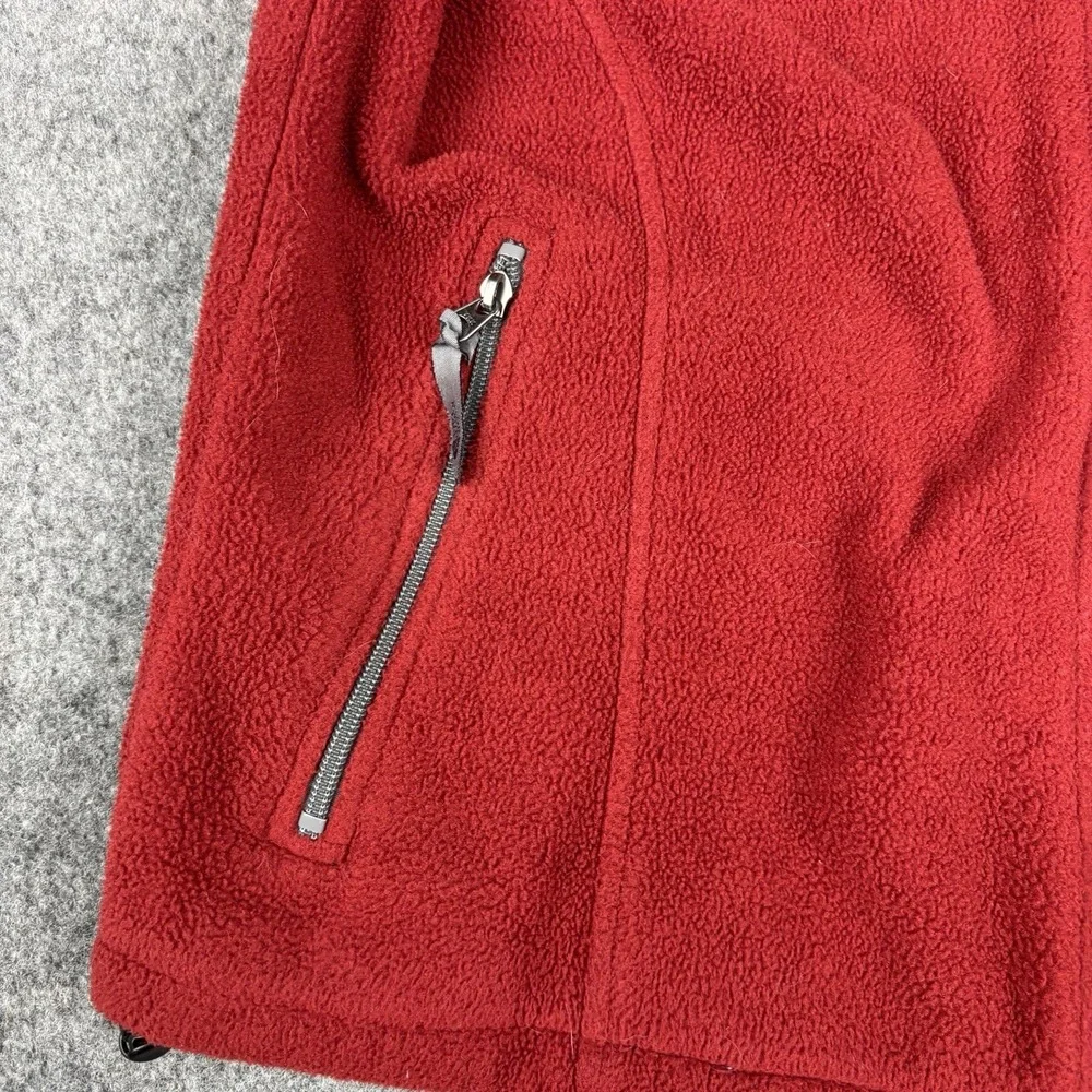 The North Face Jacket Mens Xl Polartec‎ Fleece Red Full Zip Outdoor Coat Casual